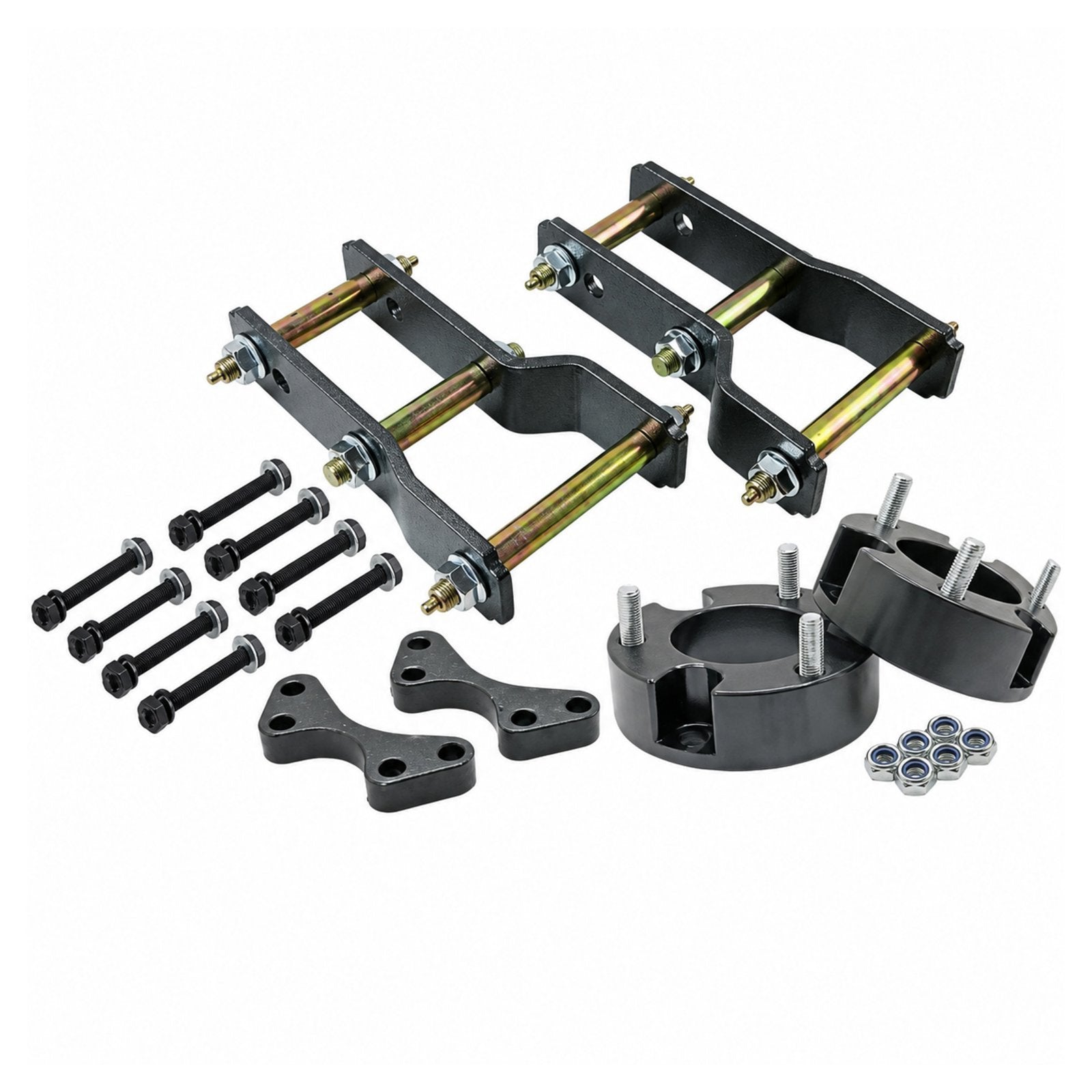 Front 3" Rear 2" Lift Kits Strut Spacer Shackle For Isuzu D-Max 4x4 4WD 2021-ON