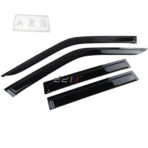 Weathershield Car Window Door Visor Wind Deflector For Honda Civic EF 4DR 88-91