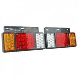 1 Pair Left + Right 12V LED Rear Tail Light Fit Isuzu Elf Truck NPR NKR NHR 84++