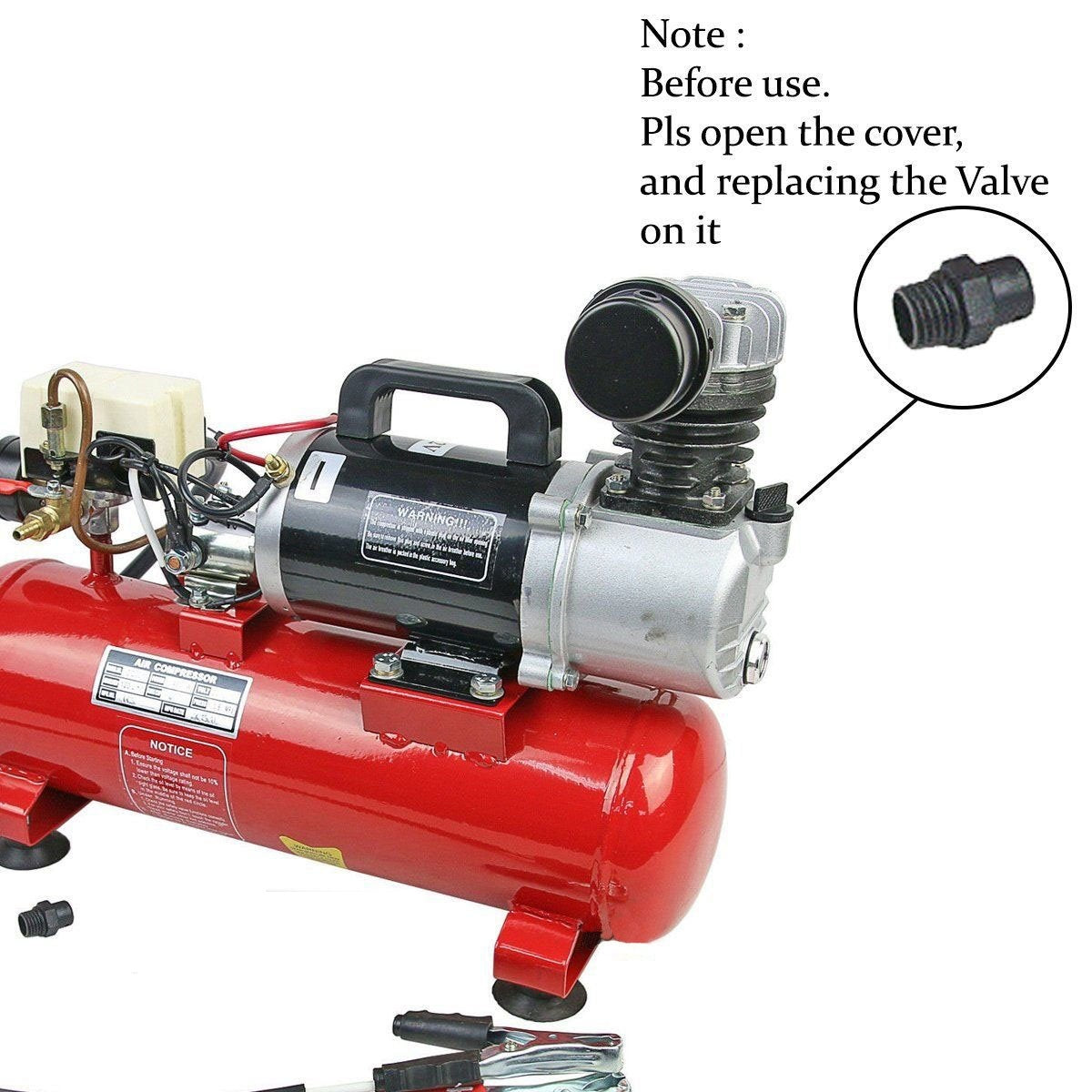 12V 450W Air Compressor 8L Receiver Tank 120L/min Oil Tank Off Road 4x4 4WD Car
