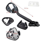 Black Front Left Blind Spot Fender Mirror For HiAce KDH200 TRH223 2005-2021