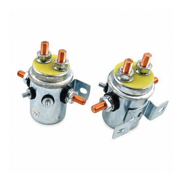 2pcs 12V Solenoid Relay Switch for Industrial, Golf Cart, Winch Motor 4x4 4WD