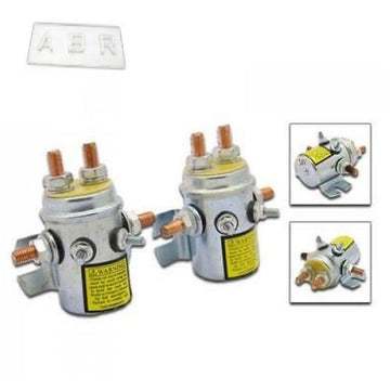 2pcs 24V Winch Starter Solenoid Relay Switch Motor 6 Terminals 4X4 4WD
