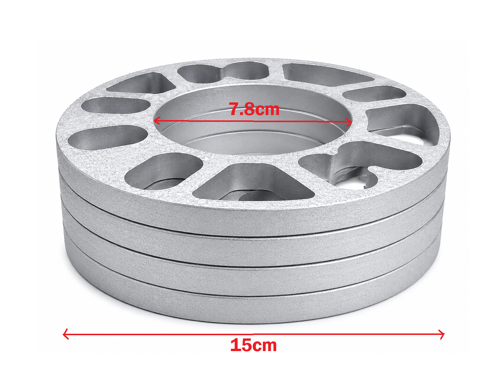 4pcs 10mm Aluminum Wheel Spacers Shims For Universal 4/5 Stud 114.3 120