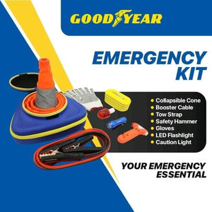 Goodyear Car Emergency Kit 7 in 1 Set Road Rescue Tool