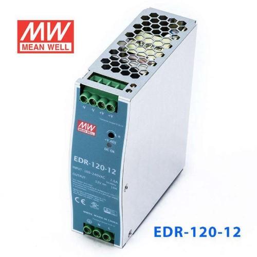 MEAN WELL EDR-120-12 Single Output DIN Rail Power Supply 12V 10 Amp 120W