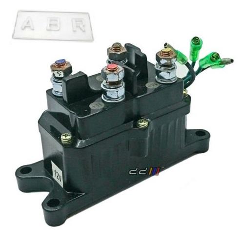1x 12V 200amp ATV UTV Winch Contactor Switch Relay Solenoid For Up To 3000lbs