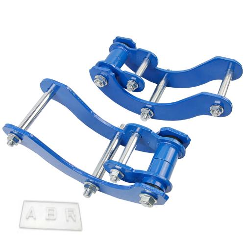 Blue Rear Comfort G-Shackle Extended 2inch Fit Isuzu New D-max Dmax RT50 12up
