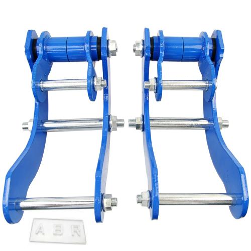 Blue Rear Comfort G-Shackle Extended 2inch Fit Isuzu New D-max Dmax RT50 12up