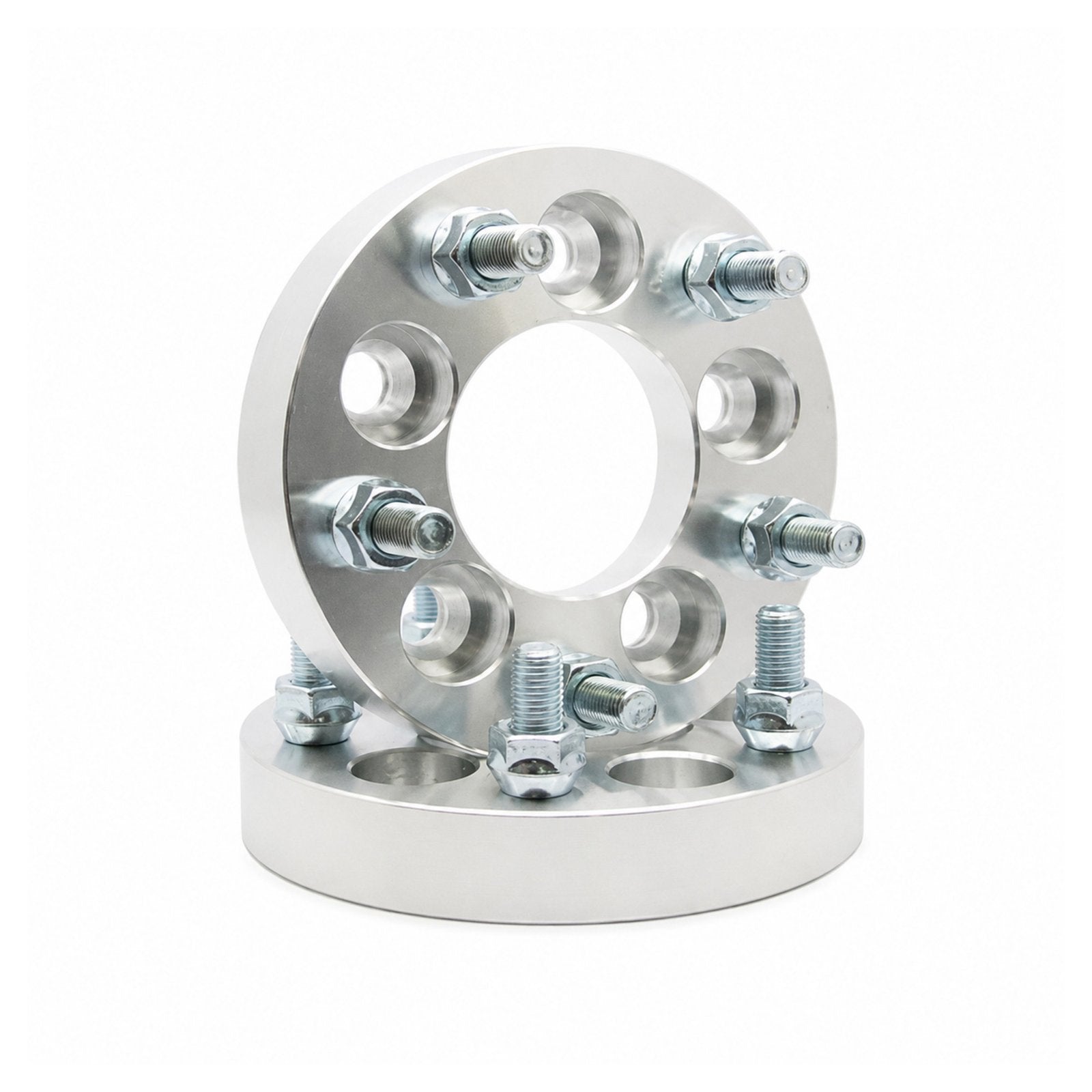 New 2pcs 25mm Alloy Wheel Adapter Spacer Spacers 5x100 To 5x114.3 12x1.25 5 Stud