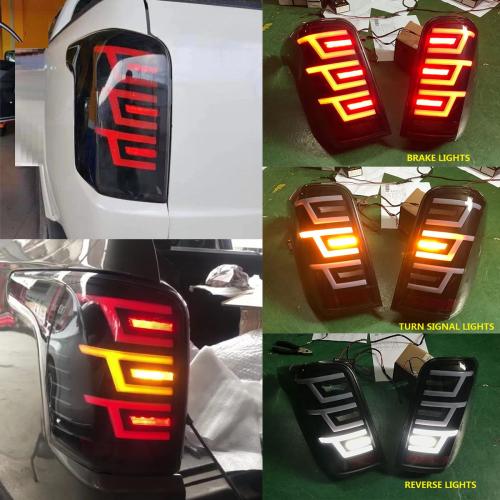 12V LED Light Smoke Rear Tail Light Lamp For Mitsubishi Triton VGT 2015-2018 #01