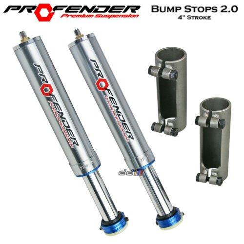 Profender Travel Bumps Hydraulic Stops 4" Stroke Shock Nissan GQ Gu Jeep Hilux