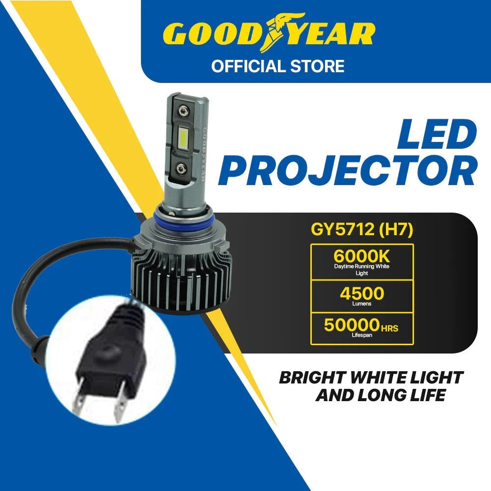 Goodyear LS3 LED Headlight Bulb Set - H1/H4/H7/H8/H11/9005/9006 12V&24V GENUINE