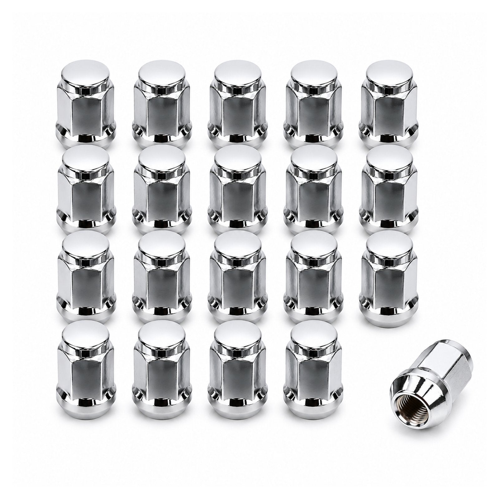 20x M12x1.5 Chrome Wheel Lug Nuts For Commodore VT VX VY VZ Triton Navara Ranger