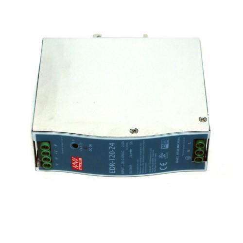 MEAN WELL EDR-120-24 Single Output DIN Rail Power Supply 24V 5Amp 120W