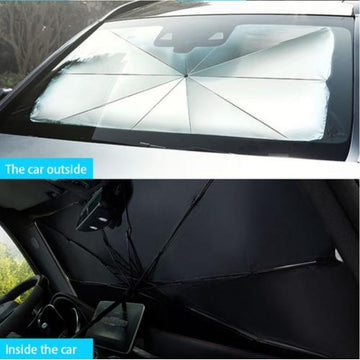 Car Windscreen Sun Shade Car Sunshade UV Heat Reflective Visor Umbrella 2 Sizes