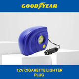 Goodyear Air Compressor Conch Design Tyre Inflator Air Pump 12V 120W 80 PSI