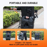 21L Portable Water Tank For Camping With Tap & Shower & Upgraded Air Pump Cap