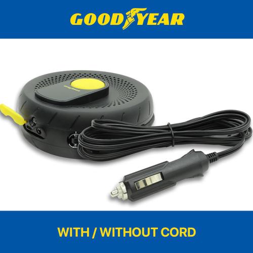 Goodyear Portable Air Compressor 12V 150 PSI Air Pump Compact Quiet LED Screen