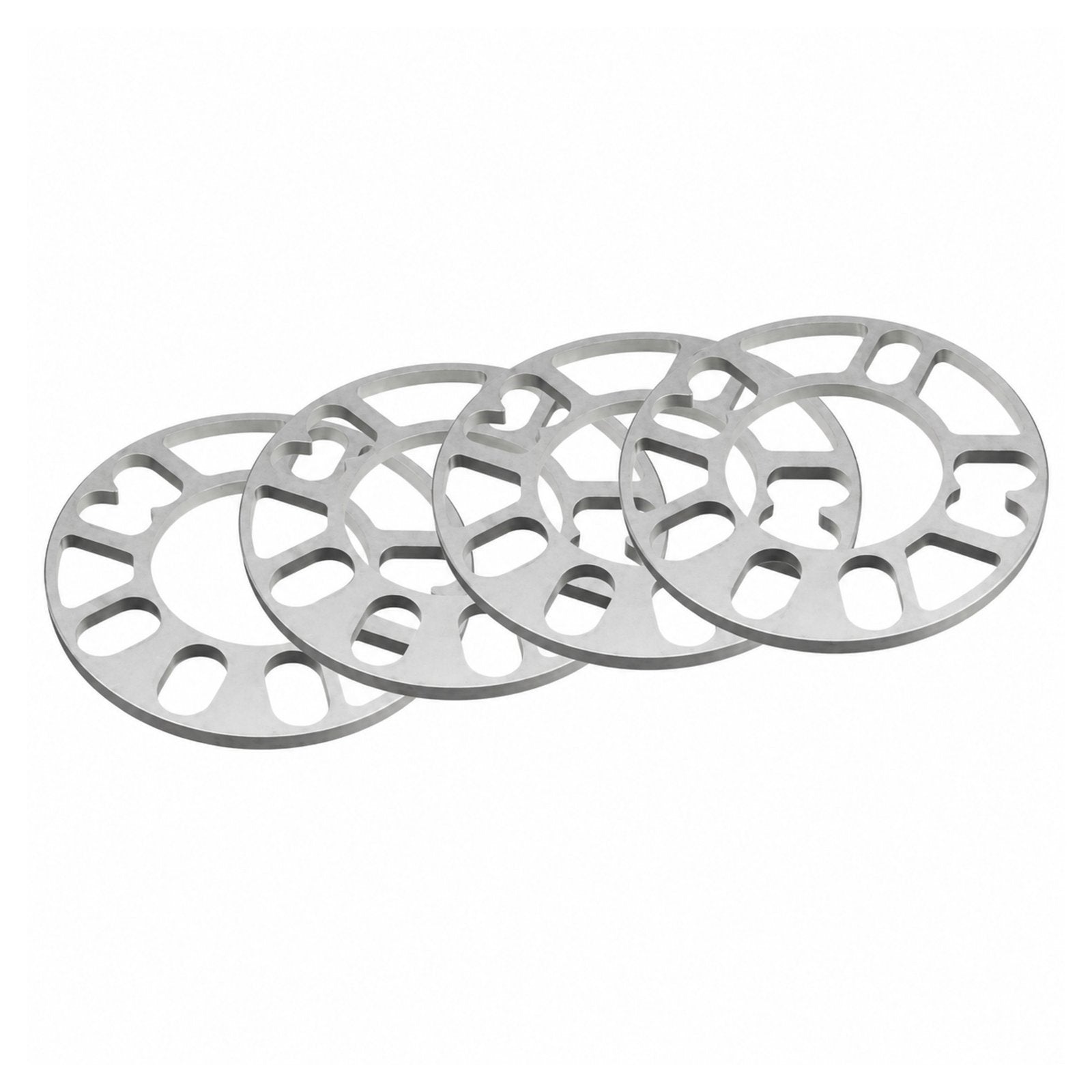 4pcs 5mm Aluminum Wheel Spacers Shims For Universal 4/5 Stud 114.3 120
