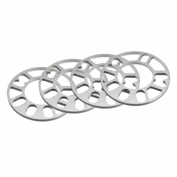 4pcs 5mm Aluminum Wheel Spacers Shims For Universal 4/5 Stud 114.3 120