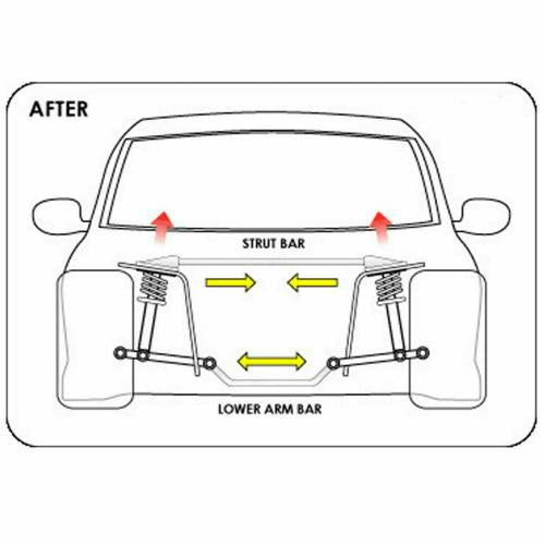 Ultra Racing Front Strut Bar / Front Upper Brace For Hyundai Veloster
