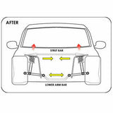 Ultra Racing 2-Point Front Lower Brace For Hyundai Avante / Elantra
