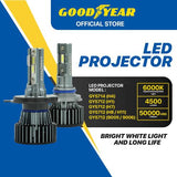 Goodyear LS3 LED Headlight Bulb Set - H1/H4/H7/H8/H11/9005 12V&24V 6000K