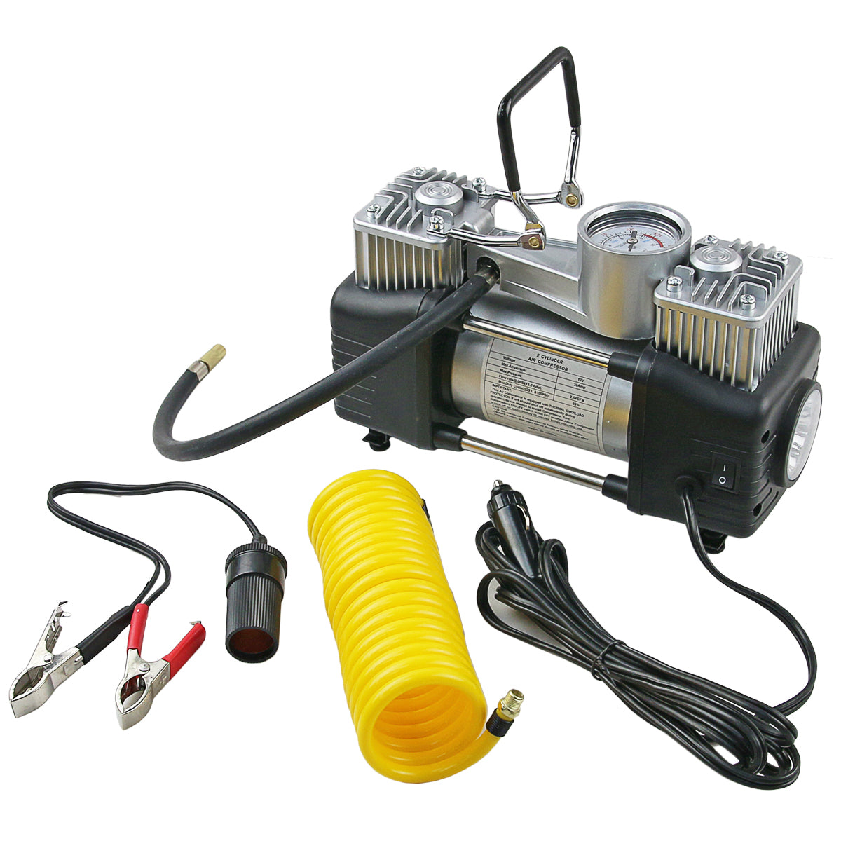 12V 150PSI Portable Air Compressor Car Tyre Inflator 35LPM Heavy Duty Tire Pump