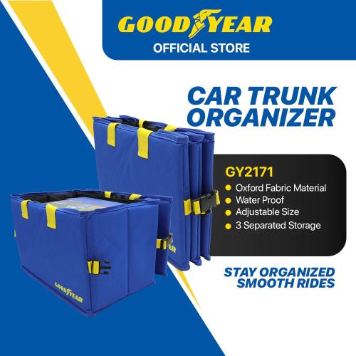 Goodyear Car Trunk Storage Organizer Box Truck Boot Bonnet Organiser Foldable Co