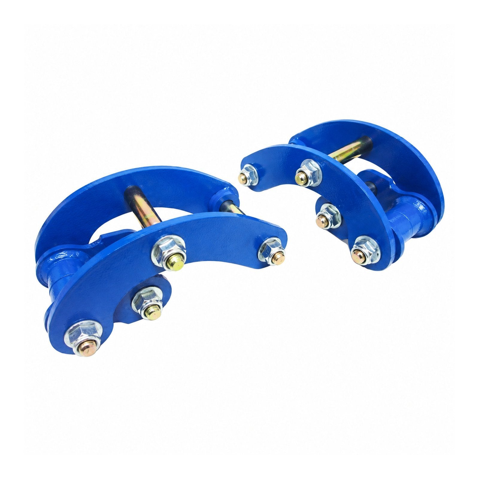 Extended 2~inch Comfort Blue Shackles fits Navara Frontier Bravado D22 1998-2004