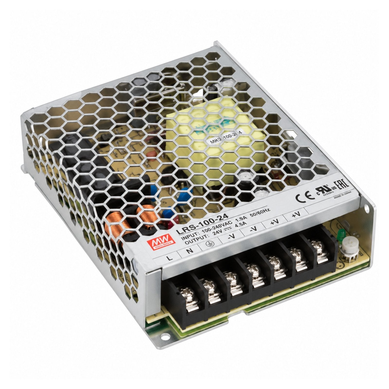 Mean Well MW LRS-100-24 24V 4.5A 100W Single Output Switching Power Supply