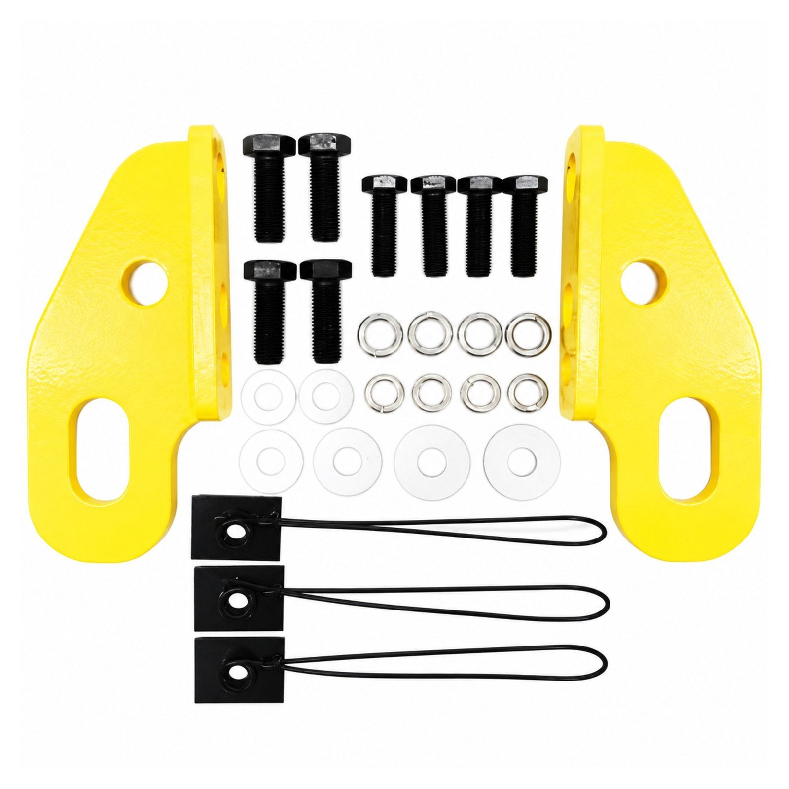 2 x Heavy Duty Recovery Tow Points Kit For Nissan Navara D23 NP300 4WD 2015-On