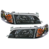 Front Black HeadLights Corner Lamp For Toyota Corolla AE100 AE101 E100 Sedan