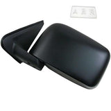 Front Left Black Manual Door Side Mirror For Nissan Patrol GU Y61 1997-2004
