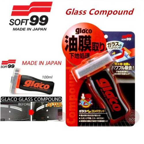 SOFT 99 GLACO GLASS COMPOUND ROLL ON-100ML - G-47/10308/04101