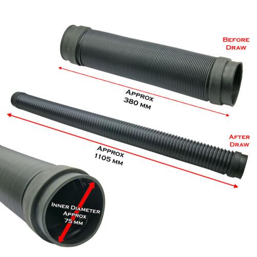 1x Universal Vehicle Snorkel Kit Flexible Hose Joint Pipe Duct Approx 15" to 43"