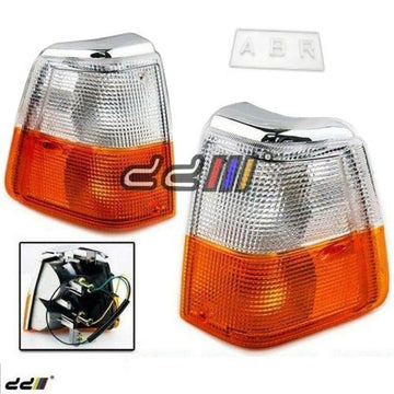 1Pair Indicator Corner Signal Lights Lamp For VOLVO 240 4 Door Sedan RWD 81-93