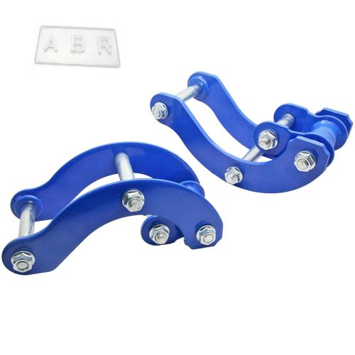 Extended 2" Rear Comfort Blue Shackle For Isuzu D-Max Holden Rodeo 2007-11'