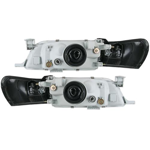 Front Black HeadLights Corner Lamp For Toyota Corolla AE100 AE101 E100 Sedan