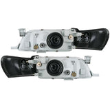 Front Black HeadLights Corner Lamp For Toyota Corolla AE100 AE101 E100 Sedan