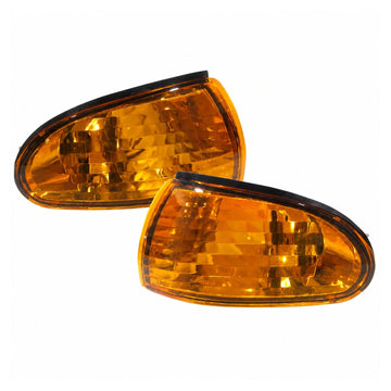 Crystal Amber Signal Corner Light Lamp For Mitsubishi Lancer EVO 1 2 3 CD9A CE9A