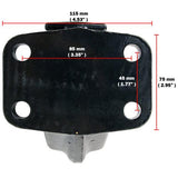 10 Ton Tow Pintle Hook Rigid Type Towing Hook Hitch Towing Truck Trailer #001