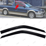 2pcs Weather Shield Weathershield Door Window Visor Fit For Proton Jumbuck UTE