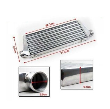 Front Mount Intercooler 550X230X65MM Inlet/Outlet 2.5" Aluminium Bar Plate