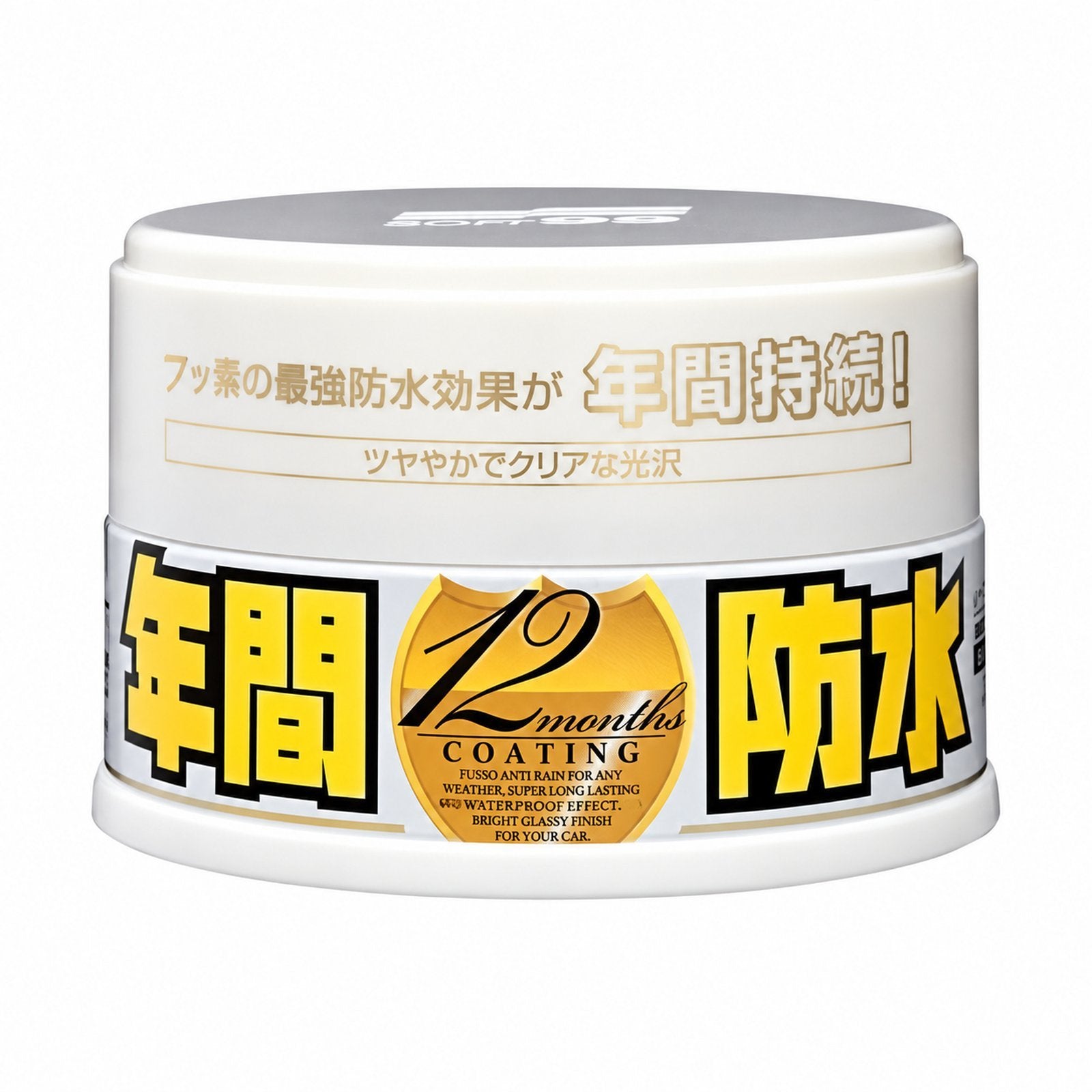 Soft99 Fusso Coat 12 Months PTFE Car Wax Waterproof Light Colour Car Wax