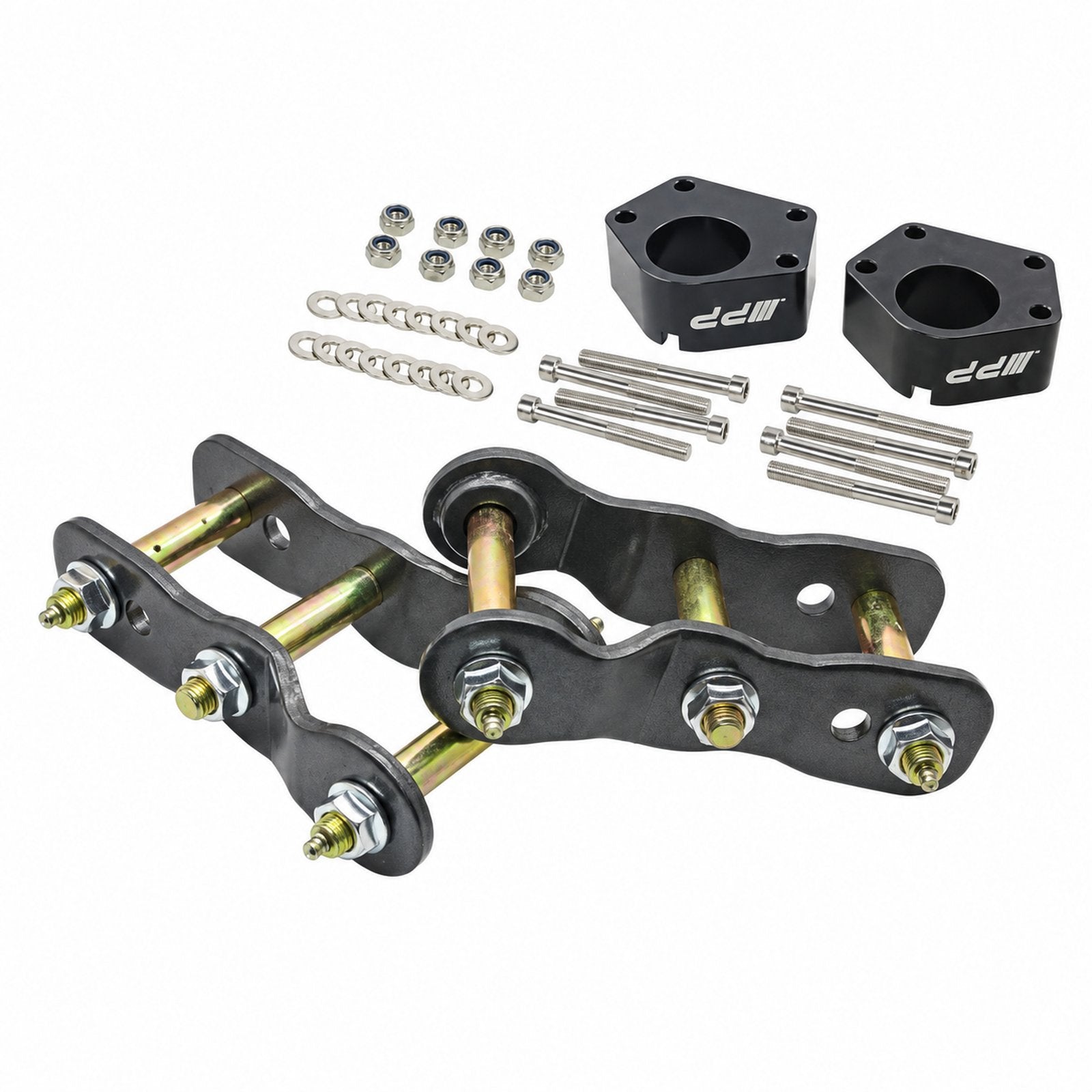 Ball Joint Spacer & Rear Shackles Lift Kit For Hilux IFS LN107 LN166 1989-2004