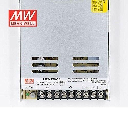 Mean Well LRS-350-24 Power Supply 24V 14.6A 350W Input 110V/220V AC to DC