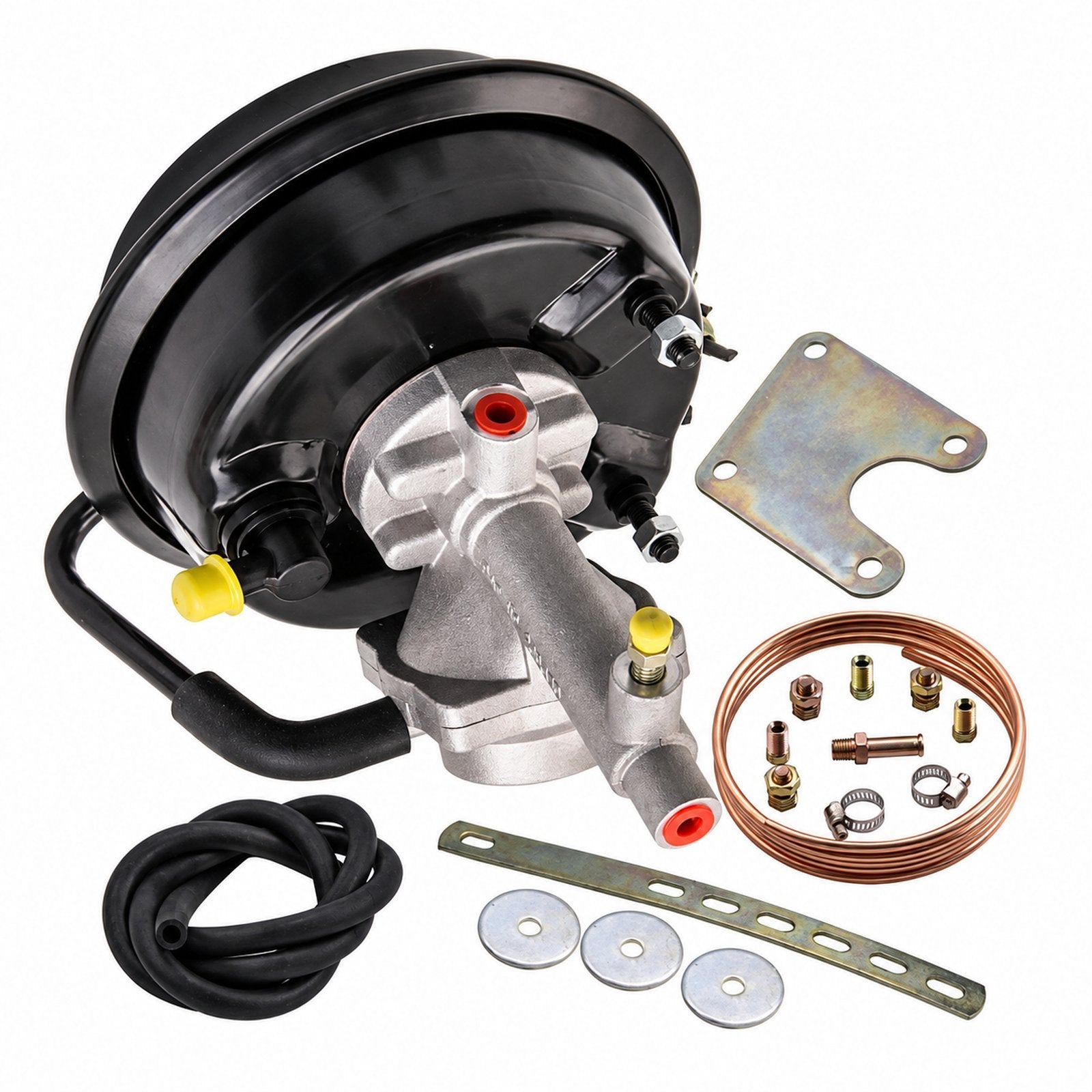 VH44 Remote Brake Booster + Bracket Mounting Kit For 4 Wheel Drum Brake Datsun