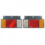 1 Pair Left + Right 12V LED Rear Tail Light Fit Isuzu Elf Truck NPR NKR NHR 84++
